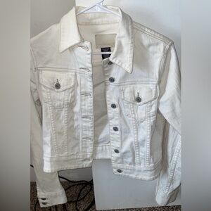 White Calvin Klein Jean jacket worn once